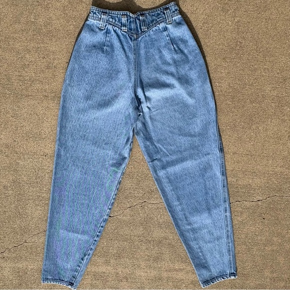 Vintage 90’s Lawman Jeans Bareback Barrel Leg High-Rise Pleated Front 22 W 28 L - Picture 2 of 12
